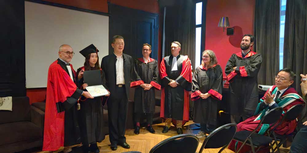 Remise des diplômes - Master TREE Shanghai - Octobre 2026