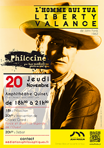 Philociné - L'homme qui tua Liberty Valance - 20 novembre 2014