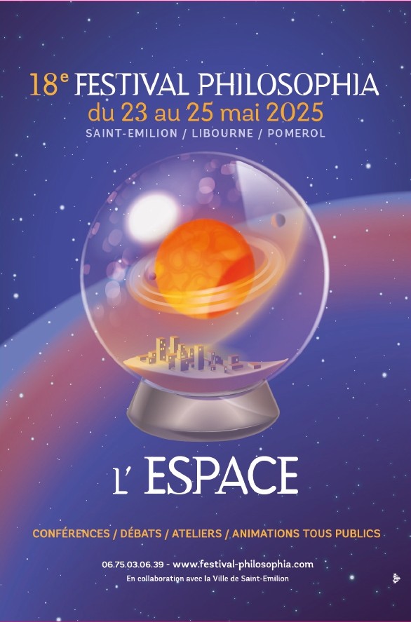 Affiche festival Philosophia 2025