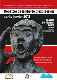 Débattre de la liberté d'expression après janvier 2015 - 26 mars 2015