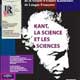 Kant, la science et les sciences