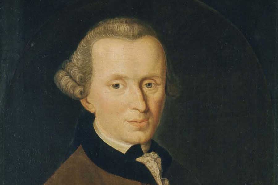 E. Kant, par Johann Gottlieb Becker