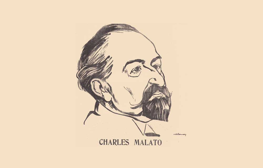 Caricature de Malato par Aristide Delannoy (1909)