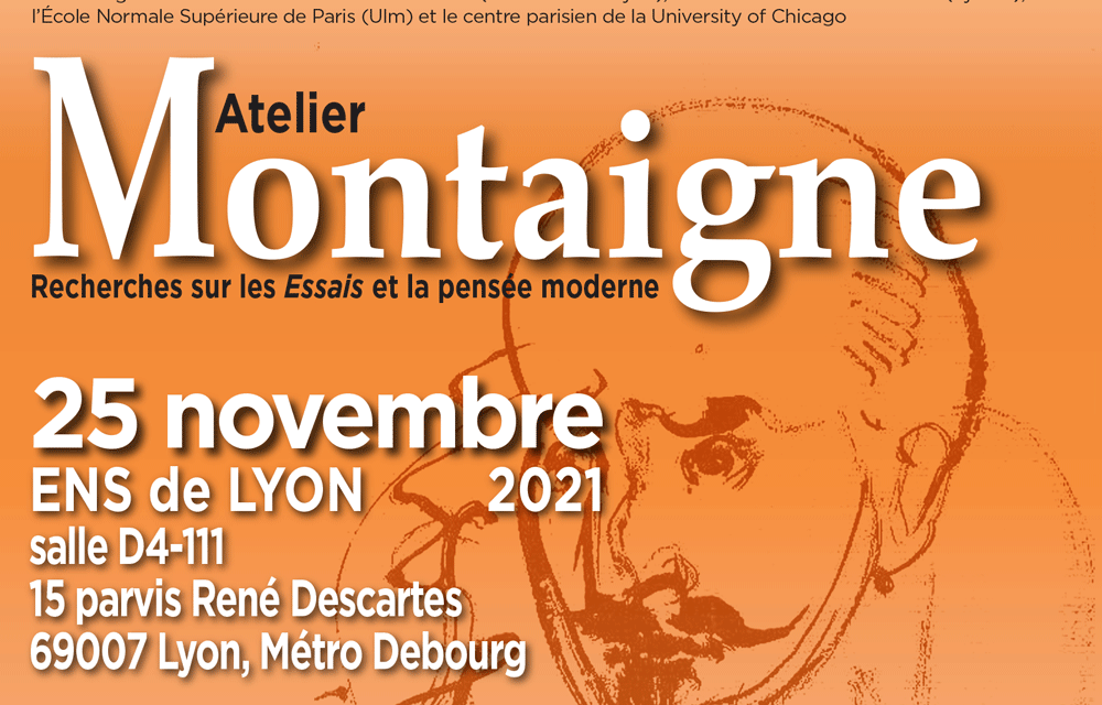 Atelier Montaigne - 25 novembre 2021