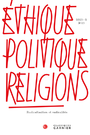 Éthique, politique, religions. 2023 - 2, n°23