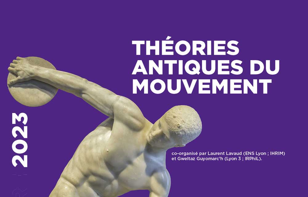 Théories antiques du mouvement - séminaire 2023